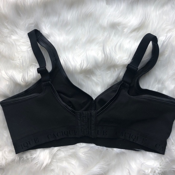 Cacique black cotton no wire bra - Picture 5 of 12